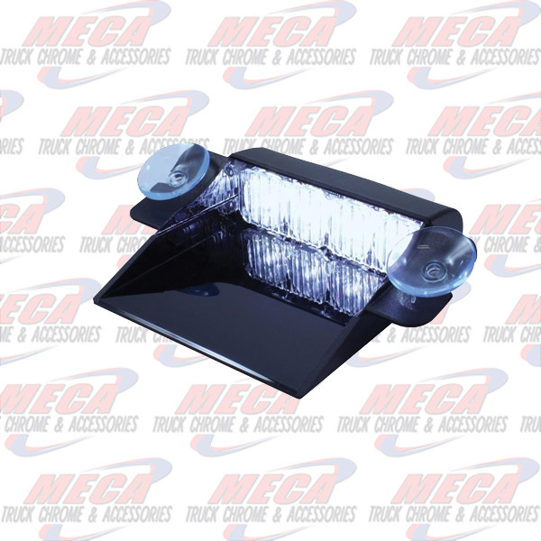 STROBE 4 LED WHITE DASH MOUNT
