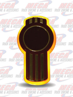 ** Discontinued ** STEALTH EMBLEM LT KW YEL FOR FRONT OF HOOD EMBLEM