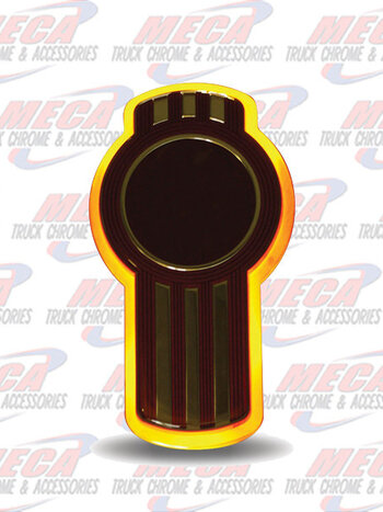 ** Discontinued ** STEALTH EMBLEM LT KW YEL FOR FRONT OF HOOD EMBLEM