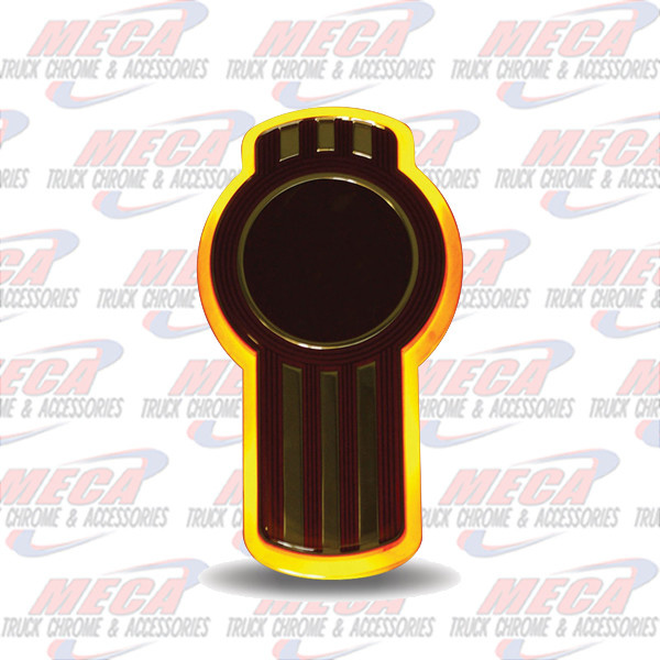 ** Discontinued ** STEALTH EMBLEM LT KW YEL FOR FRONT OF HOOD EMBLEM