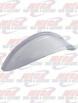 ROUND HEADLIGHT VISOR 7.5" LIGHT CHROME