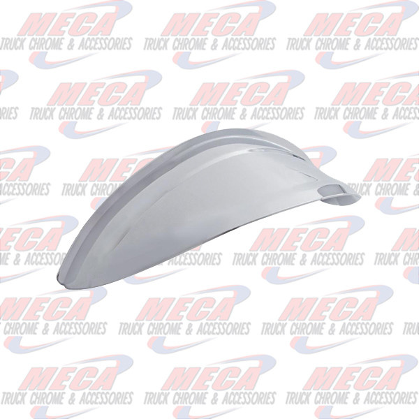 ROUND HEADLIGHT VISOR 7.5" LIGHT CHROME