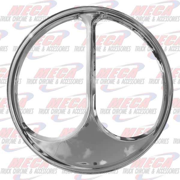 HEADLAMP COVER CAT'S EYE 7" LIGHT COVER PAIR