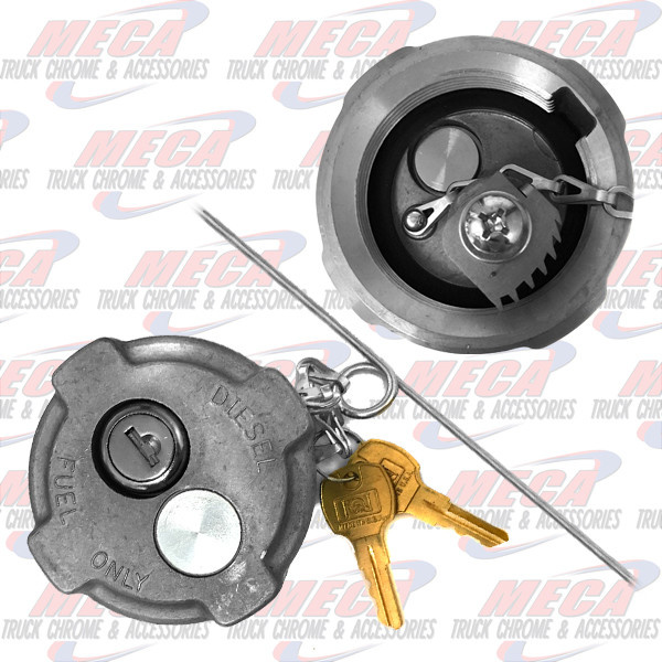 FUEL CAP LOCKING REEFER, IHC, MD, FORD 650/750, 2", FUEL TANK MUST BE VENTED