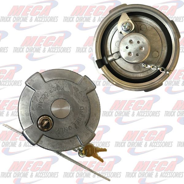 FUEL CAP LOCKING FOR 4" THREADED TANKS, 190deg  Thermal w/ Pressure Relief, FUEL TANK MUST BE VENTED