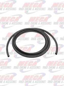 PLASTIC HOSE 1/4" BLACK TUBING (PER FOOT)