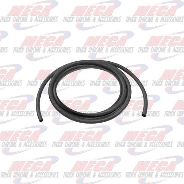 PLASTIC HOSE 1/4" BLACK TUBING (PER FOOT)