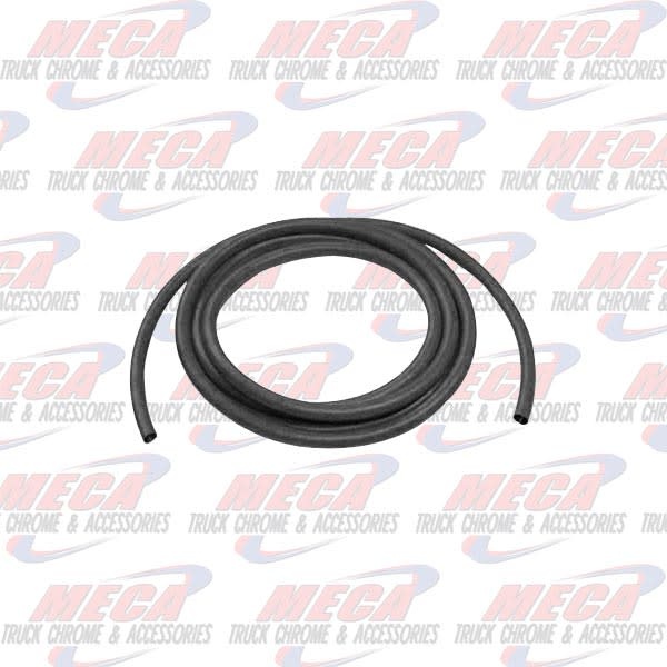 PLASTIC HOSE 1/2" BLACK TUBING (PER FOOT)