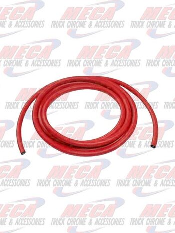 PLASTIC HOSE 1/2" RED TUBING (PER FOOT)