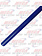 HOSE (3/4X36")(4MM WALL SIZE)(3PLY)BLUE
