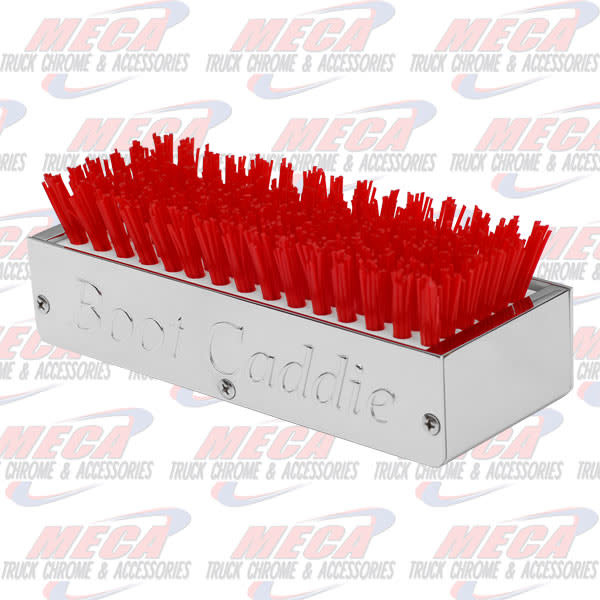 CR. ALUMINUM BOOT CADDIE W/ RED BRUSH & HARDWARE