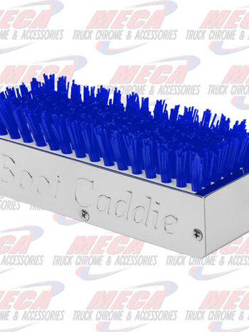 CR. ALUMINUM BOOT CADDIE W/ BLUE BRUSH & HARDWARE