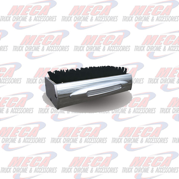 BOOT BRUSH CHROME W/ BLACK BRISTLES & CLR AMB LED