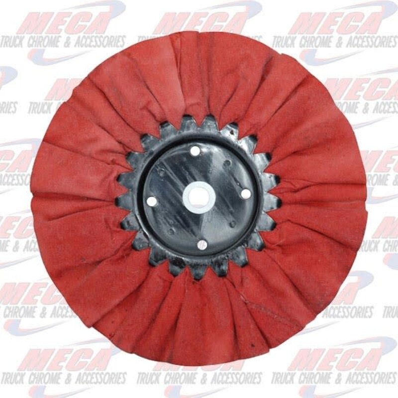 BUFFING WHEEL RED TOUGH/HARD