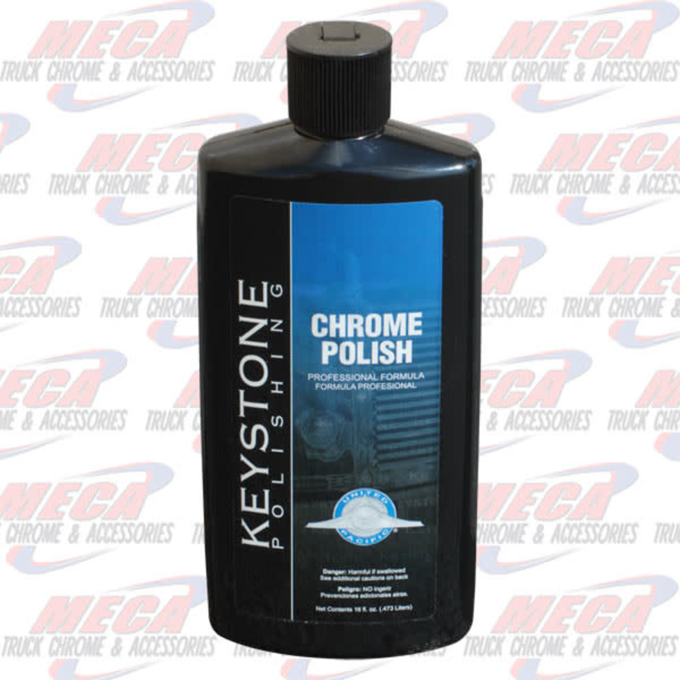 KEYSTONE CHROME POLISH LIQUID BOTTLE Meca Truck Chrome