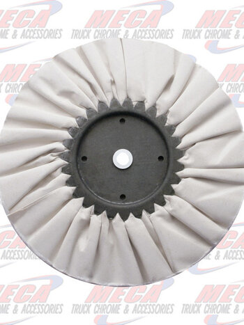 BUFFING WHEEL 10" WHITE AIRWAY