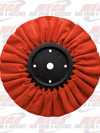 BUFFING WHEEL 10" RED TOUGH/HARD