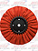 BUFFING WHEEL 10" RED TOUGH/HARD