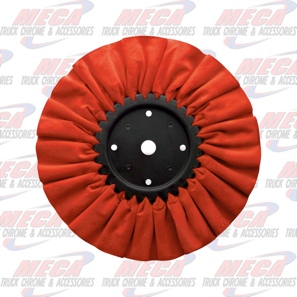 BUFFING WHEEL 10" RED TOUGH/HARD