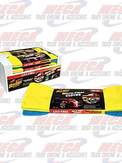MICROFIBER CLOTH 3 pack 14"X14"