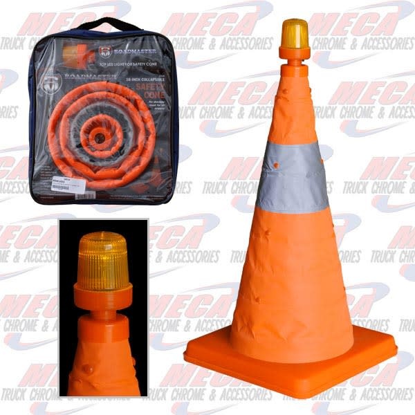 COLLAPSIBLE SAFETY CONE 18"