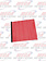 RED WARNING REPLACEMENT FOR SPRING LOADED FLAG