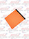 ORANGE WARNING REPLACEMENT FOR SPRING LOADED FLAG