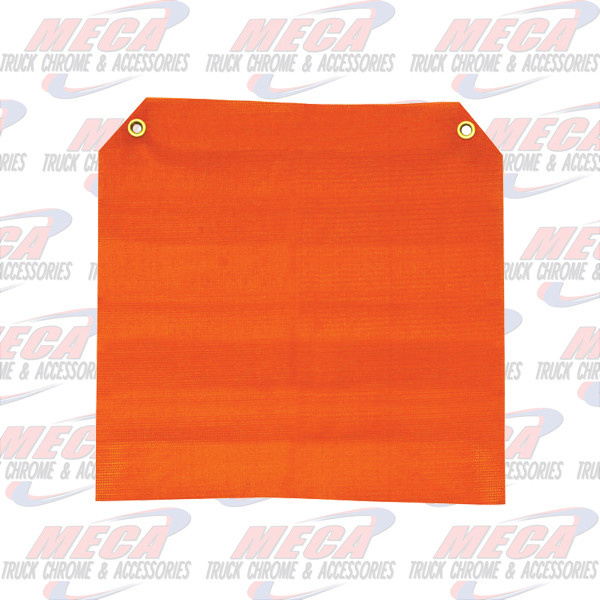 ORANGE JERSEY GROMMET FLAG KNIT