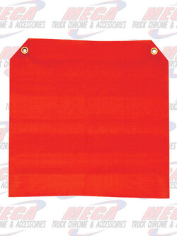RED MESH GROMMET FLAG