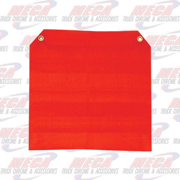 RED MESH GROMMET FLAG