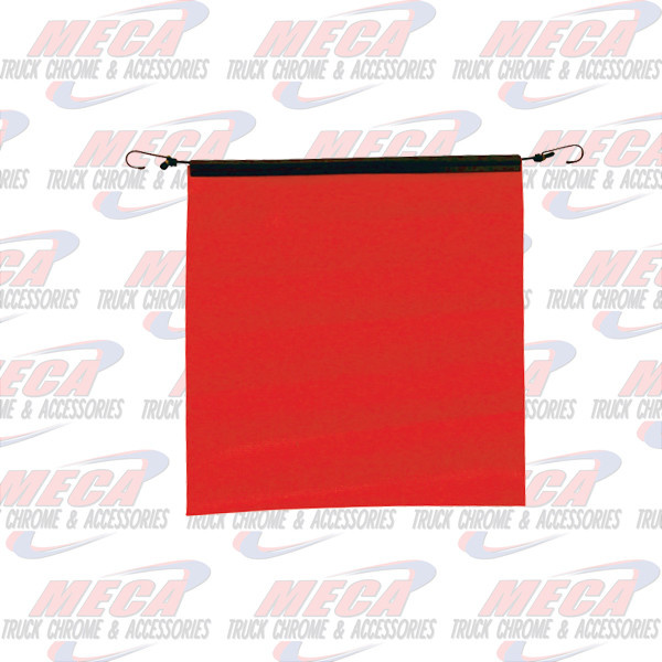 RED JERSEY KNIT FLAG W/BUNGEE HOOKS