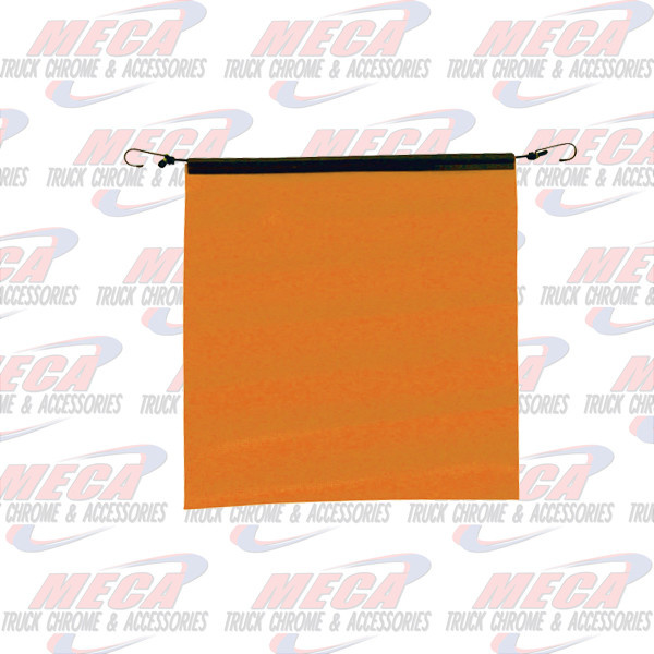 ORANGE JERSEY KNIT FLAG W/BUNGEE HOOKS