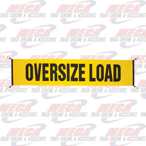 VINYL BANNER OVERSIZE W/BUNGEE HOOKS 18"X84"