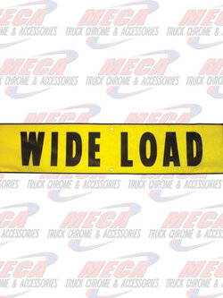MESH BANNER WIDE LOAD W/GROMMETS HOOKS  18"X84"