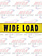 MESH BANNER WIDE LOAD W/GROMMETS HOOKS  18"X84"