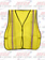 POLYESTER VEST YELLOW SAFETY MESH