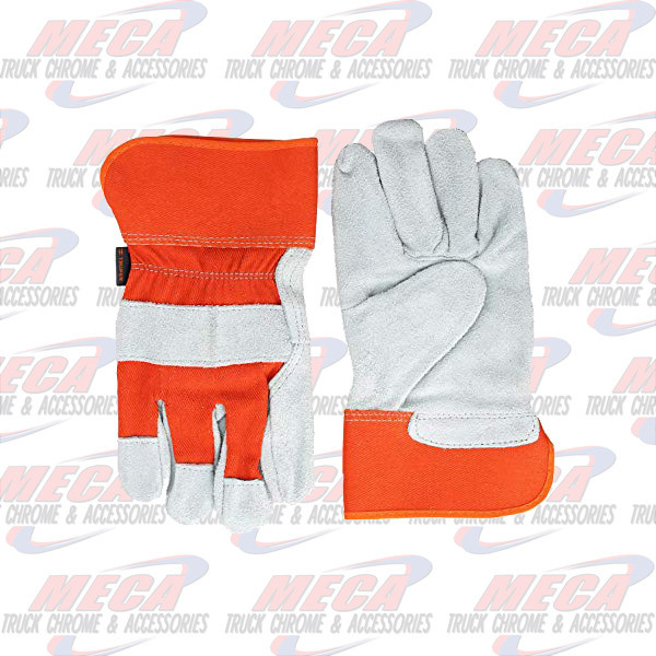 WORK GLOVES HD LARGE LEATHER (SET)