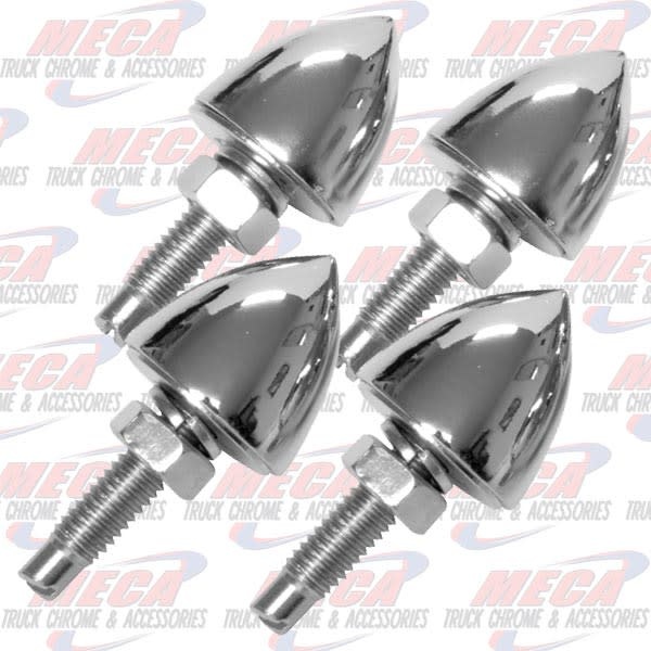 TAG LICENSE PLATE BULLET BOLT SET (SET OF 4)