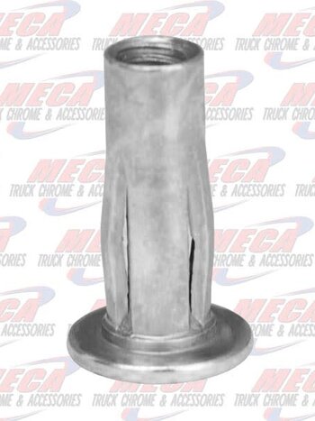 THREADED RIVET 1/4" SHORT NECK USED ON METAL (Each Rivet)