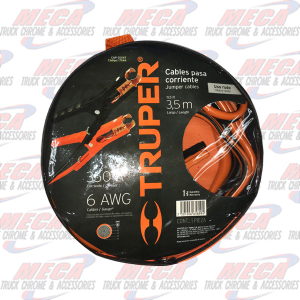 TRUPER HEAVY DUTY JUMPER CABLES CAP-3008T 9.8FT