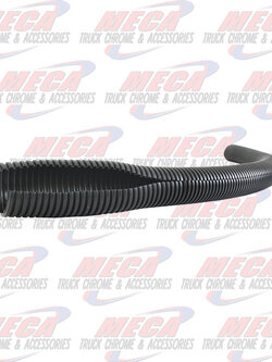 1/2" ID BLACK CORRUGATED SPLIT LOOM, 10FT/BAG