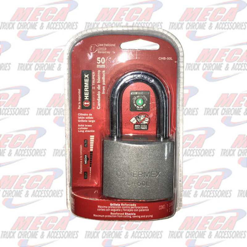 IRON PADLOCK 50MM HERMEX TRUPER LOCK