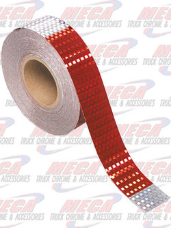 REFLECTIVE TAPE RED & WHT