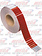 REFLECTIVE TAPE RED & WHT