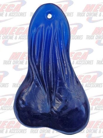 BULL BALLS BLUE CLEAR RUBBER