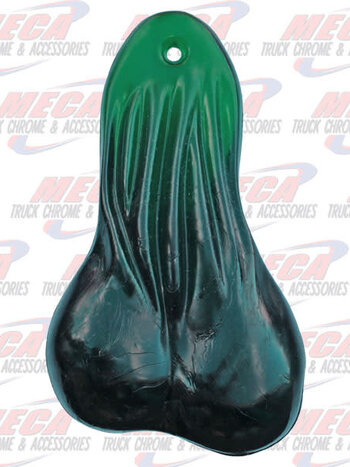 BULL BALLS GREEN CLEAR RUBBER