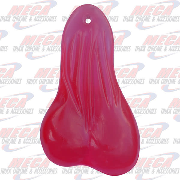 BULL BALLS PINK CLEAR RUBBER