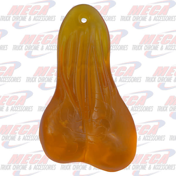 BULL BALLS TAN CLEAR RUBBER