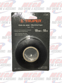 ELECTRIC TAPE TRUPER BLACK 19MM X 18M