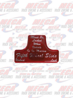 SWITCH GUARD STICKER FL RED 5TH WHEEL